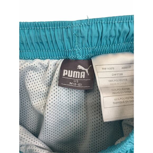 Puma Girl’s Blue Athletic Shorts Medium 8-10 - Picture 7 of 7